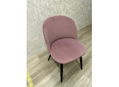 Стул на металлокаркасе Gabi 1 бежевый / черный с серебряными наконечниками фото покупателя 675