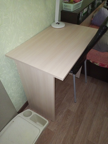 Стол письменный Kiwi белый - Уцененный экземпляр фото покупателя 22