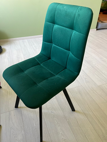 Стул на металлокаркасе Чилли К кирпичный / черный фото покупателя 119