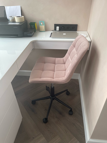 Компьютерное кресло Честер синий (velutto 46 ) / белый фото покупателя 64