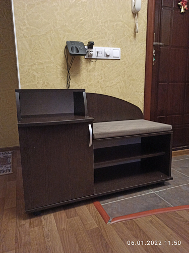 Тумба для обуви Хит венге  - Уцененный экземпляр фото покупателя 6