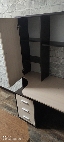 Письменный стол КСТ-16 левый венге / беленый дуб фото покупателя 11