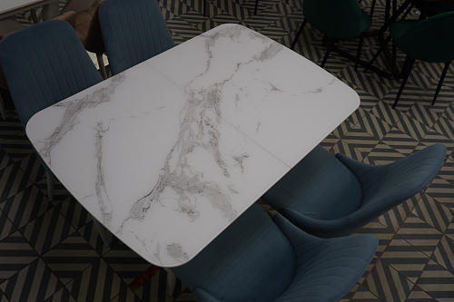 Стул на металлокаркасе Kora beige / black из шоурума 10