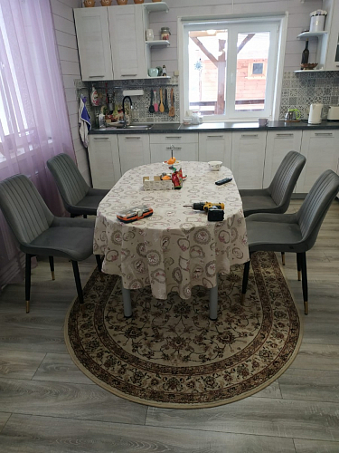 Стул на металлокаркасе Seda 1 latte / black / gold фото покупателя 25