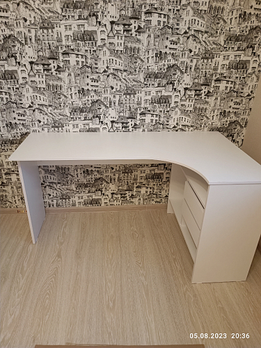 Стол письменный СПм-25 правый венге фото покупателя 25