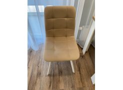 Стул на металлокаркасе Чилли синяя ткань / белый фото покупателя 208