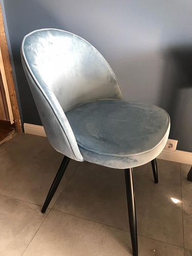 Стул на металлокаркасе Dodo blue фото покупателя 121