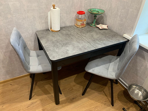 Стул на металлокаркасе Чилли синий / белый фото покупателя 885