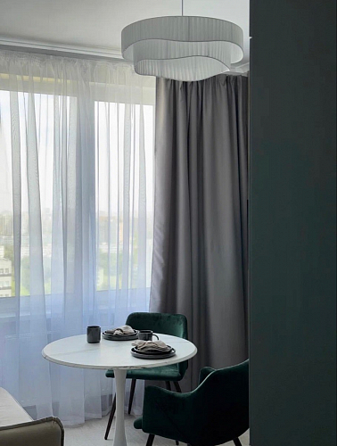 Стол Тулип 90х73 дуб вотан / белый фото покупателя 47