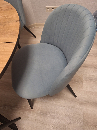 Стул на металлокаркасе Gabi gray / black фото покупателя 630