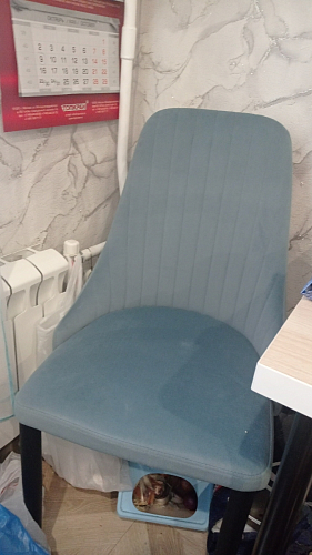 Стул на металлокаркасе Kora gray / black фото покупателя 35