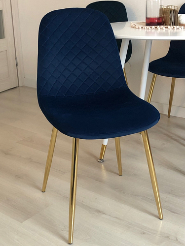 Стул на металлокаркасе Dabl 01 champagne / gold фото покупателя 49