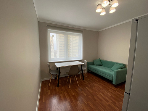 Стол Тринити Лофт 120 32 мм бетон / черный матовый фото покупателя 168