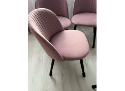 Стул на металлокаркасе Gabi 1 light purple / black фото покупателя 196