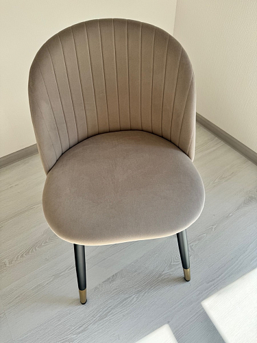 Стул на металлокаркасе Gabi gray / black фото покупателя 654