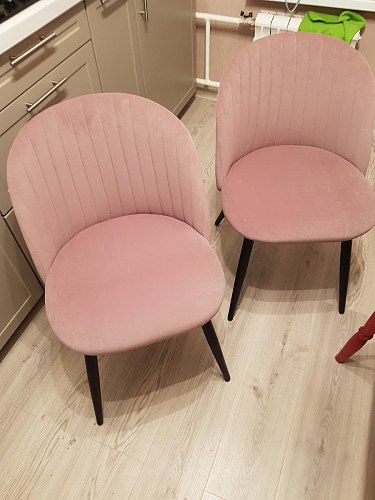 Стул на металлокаркасе Gabi gray / black фото покупателя 996