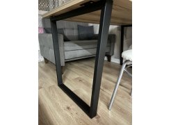 Деревянный стол Лота Лофт 120(160)х75 черный матовый / бетон светлый фото покупателя 584