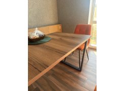 Стол Лота Лофт 140 25 мм черный матовый / бетон фото покупателя 724