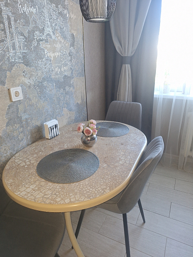 Комплект стульев Вейв 4 шт светло-серый / черный фото покупателя 62