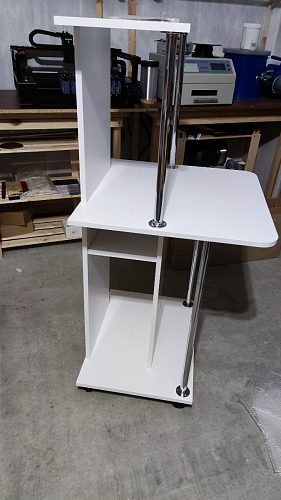 Компьютерный стол КСТ-12 белый  - Уцененный экземпляр фото покупателя 15