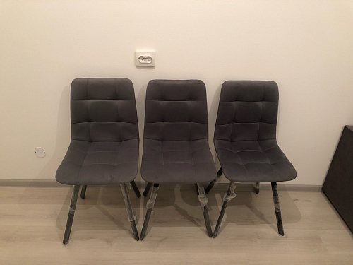 Стул на металлокаркасе Чилли бирюзовый / черный фото покупателя 1187