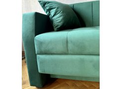 Диван Малютка экокожа черная / белая фото покупателя 4