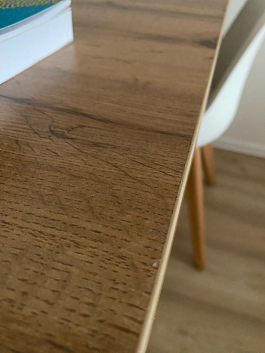 Стол Лота Лофт 140 25 мм черный матовый / бетон фото покупателя 868