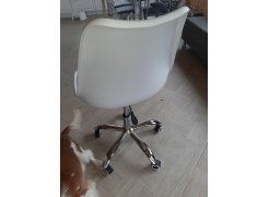 Компьютерное кресло Kolin с подушкой clear / white фото покупателя 344