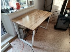 Стол Лота Лофт 120 25 мм сабия / черный матовый фото покупателя 52