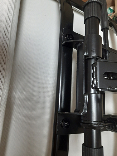 Компьютерное кресло Reus черная сетка / хром фото покупателя 21