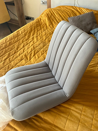 Стул на металлокаркасе Дани темно-серый (zd 995) / черный фото покупателя 25