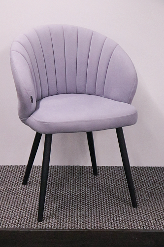 Стул на металлокаркасе Бэнбу velutto 49 / черный из шоурума 1