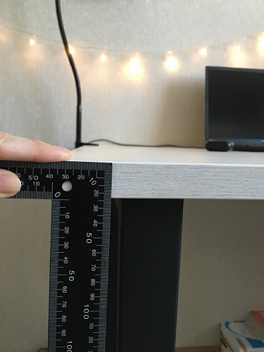 Деревянный стол Лота Лофт 140х80 черный матовый / бетон светлый фото покупателя 188