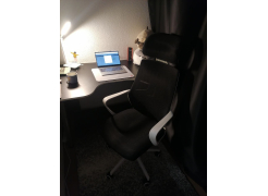 Компьютерное кресло Golem dark gray / white фото покупателя 77