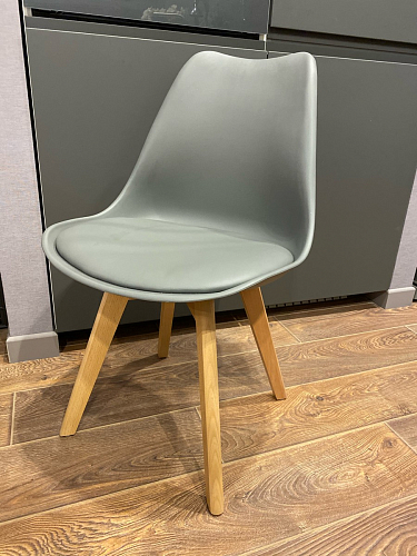 Деревянный стул Bonuss light gray / wood фото покупателя 126