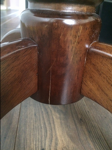 Стол обеденный раздвижной Solerno (Солерно) тобакко фото покупателя 3