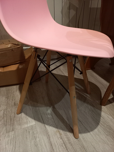 Пластиковый стул Eames PC-015 желтый фото покупателя 34