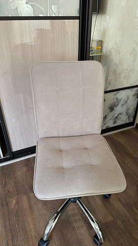 Компьютерное кресло One/Ван флок молочный 4 фото покупателя 32