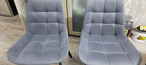 Стул на металлокаркасе Челси бирюзовый / черный фото покупателя 250