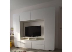 Готовая гостиная Румба белый / белый глянец  - Уцененный экземпляр фото покупателя 37