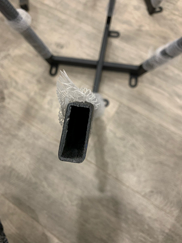 Стул на металлокаркасе Чилли синяя ткань / белый фото покупателя 1057