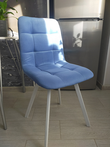 Стул на металлокаркасе Чилли зеленый / белый каркас фото покупателя 109