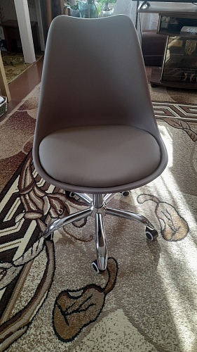 Компьютерное кресло Kolin с подушкой clear / white фото покупателя 92