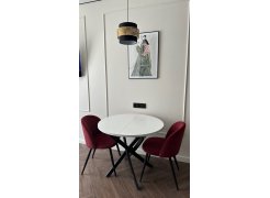 Стул на металлокаркасе Gabi 1 gray / black фото покупателя 642