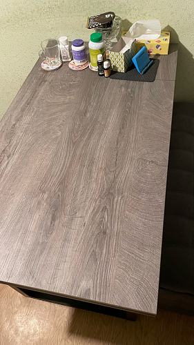 Стол Форли бетон / черный матовый фото покупателя 23