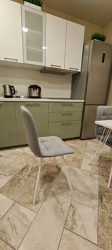 Стул на металлокаркасе Чилли К латте / белый фото покупателя 792