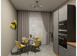 Стул на металлокаркасе Чилли светло-серый / черный фото покупателя 576