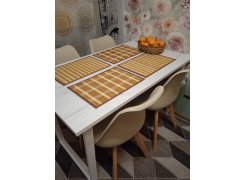 Стол Лота Лофт 140 25 мм юта / белый матовый фото покупателя 244