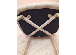 Стул на металлокаркасе Lilu dark grey / black фото покупателя 85