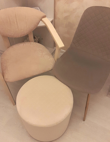 Стул на металлокаркасе Dabl 01 champagne / gold фото покупателя 58